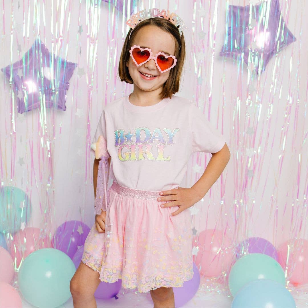 Pastel Rainbow Birthday T-Shirt