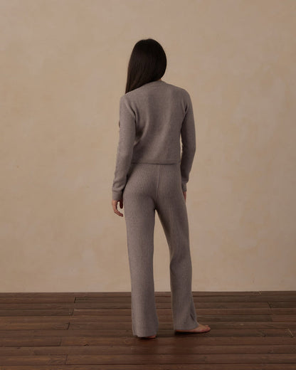 Dusty Blue Teen Scalloped Cardigan