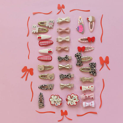 Cherry Dreams Fabric Clip set