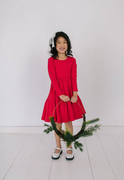 Scarlet Gwendolyn Ruffle