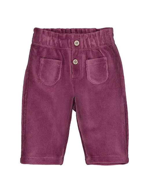 Corduroy Trouser- Blackcurra