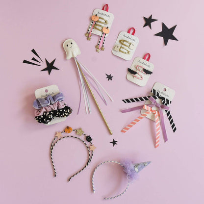 Halloween Boo-tiful Long Bow Clips