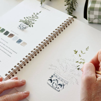 Christmas Watercolor Workbook