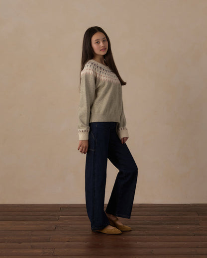 Fair Isle Sweater Sage