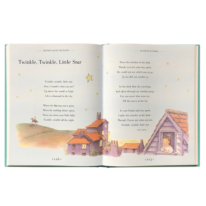 Mother Goose Treasury Nursery Rhyme Book