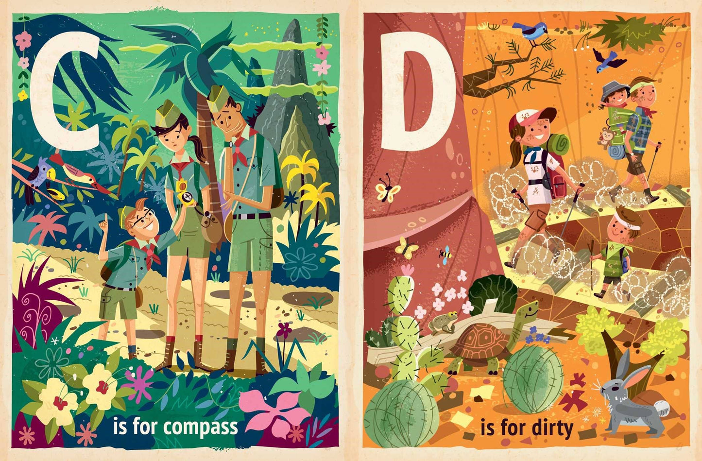 H Is for Hiking: Alphabet Board Book