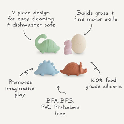 Dino Bath Toy Play Set
