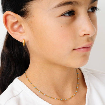 Enamel Bead Necklace