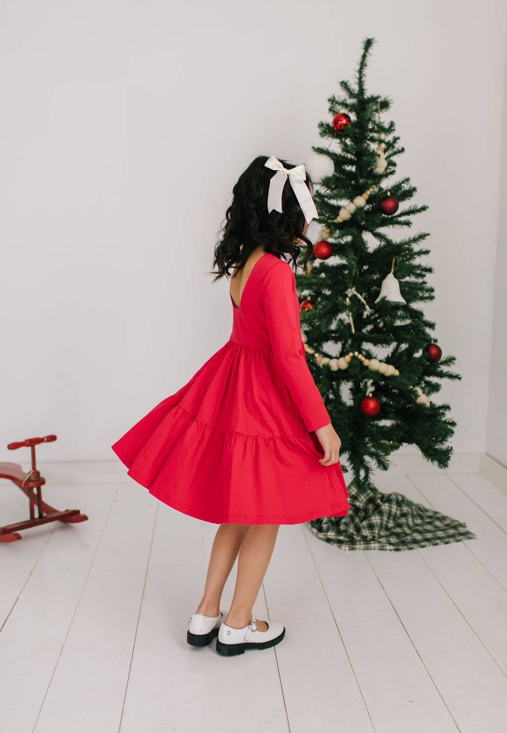 Scarlet Gwendolyn Ruffle
