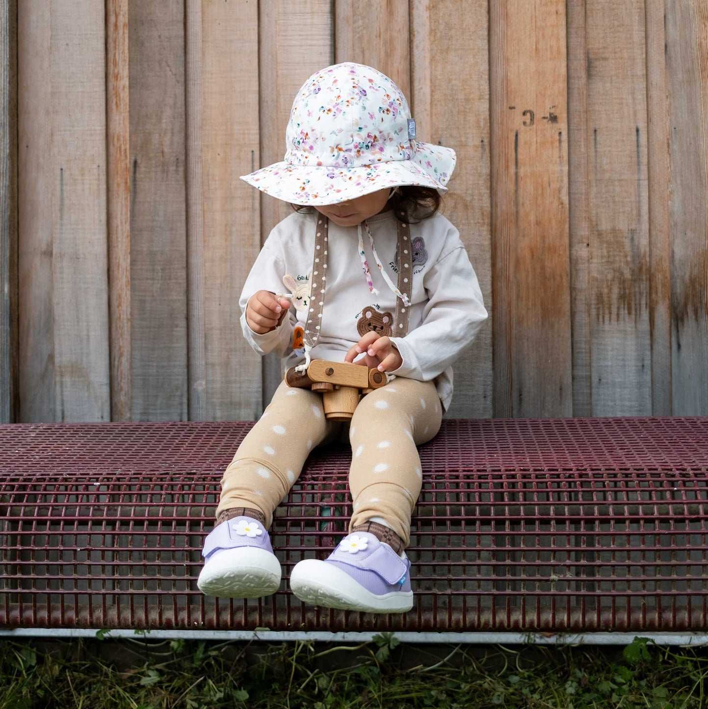 Pretty Petals Cotton Floppy Sun Hat