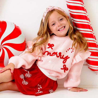 Coquette Merry Christmas Knit Sweater