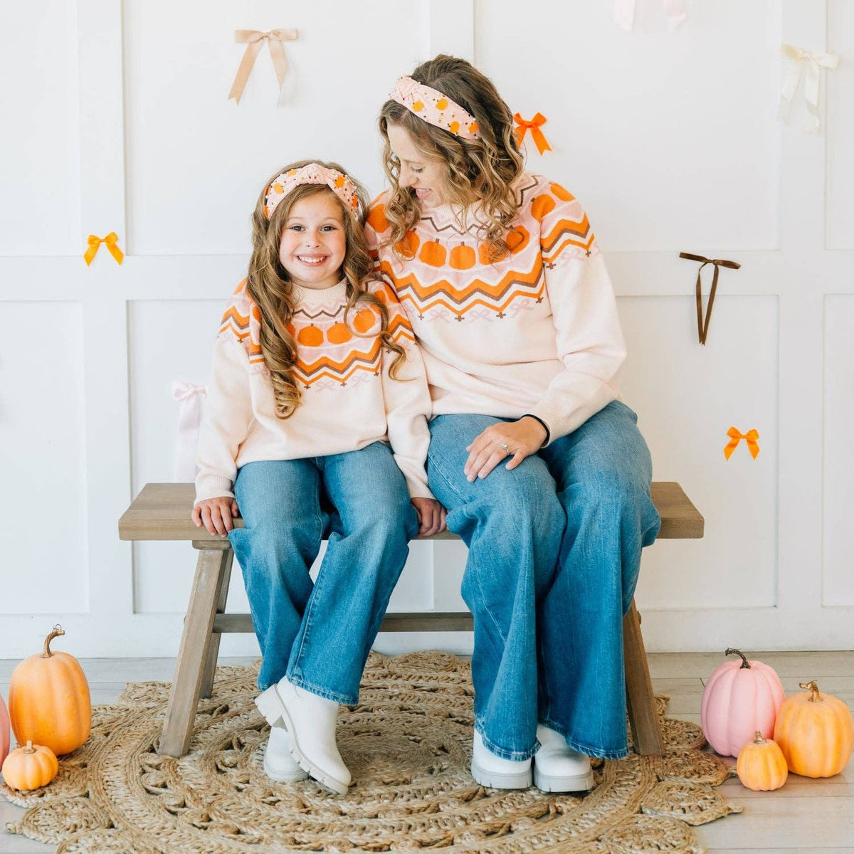 Pumpkin Pearl Gemstone Headband