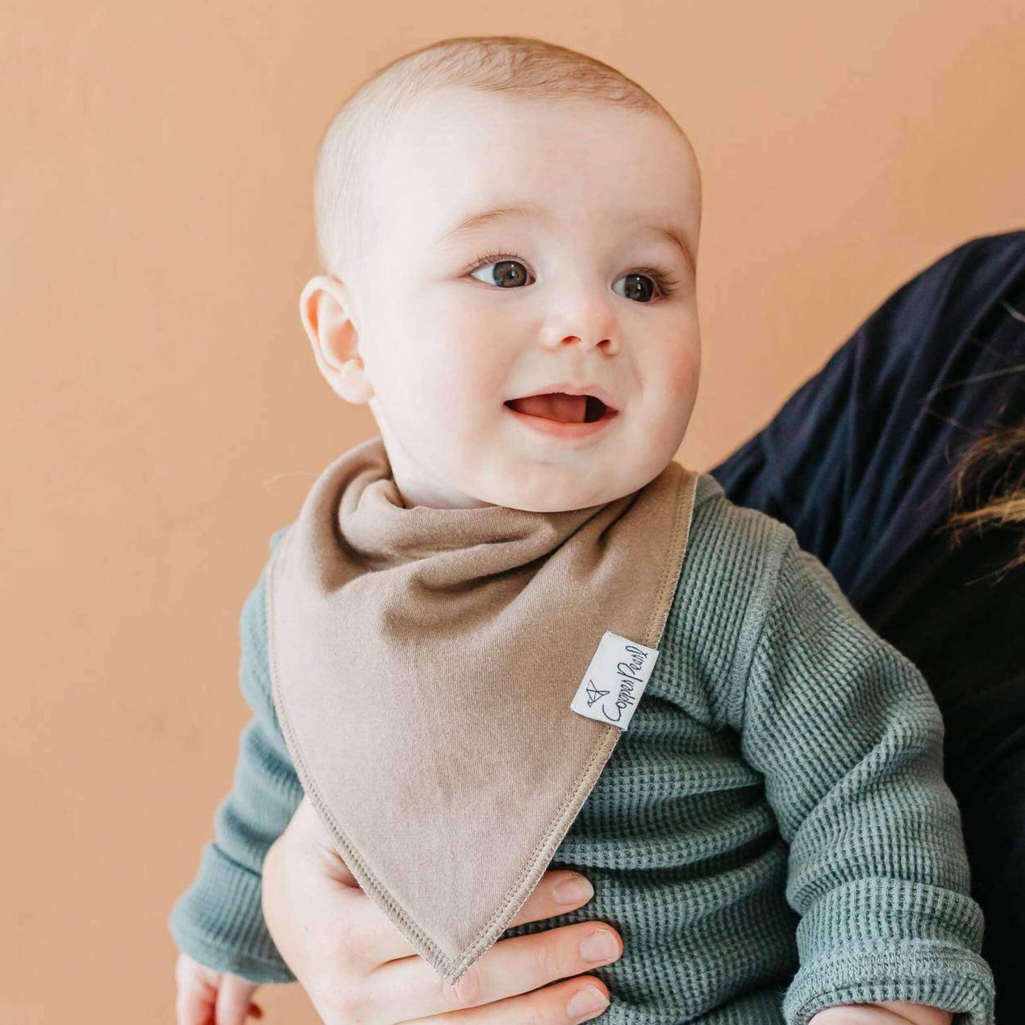 4 Pack Baby Bandana Bibs - Dune