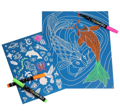 ColorWorld: Illumination Chalk Art by Editors of Silver Dolphin Books