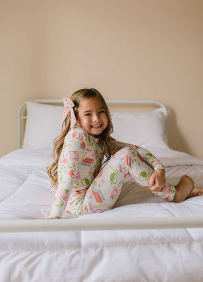 School Vibes 2 Piece Bamboo Pajamas