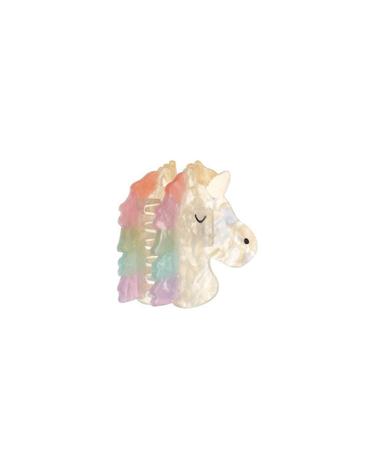 Rainbow Unicorn Claw Clip