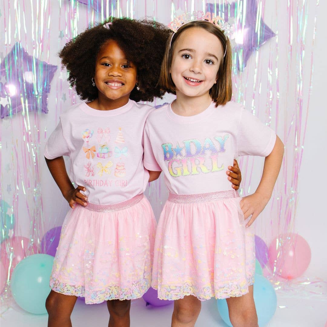 Pastel Rainbow Birthday T-Shirt
