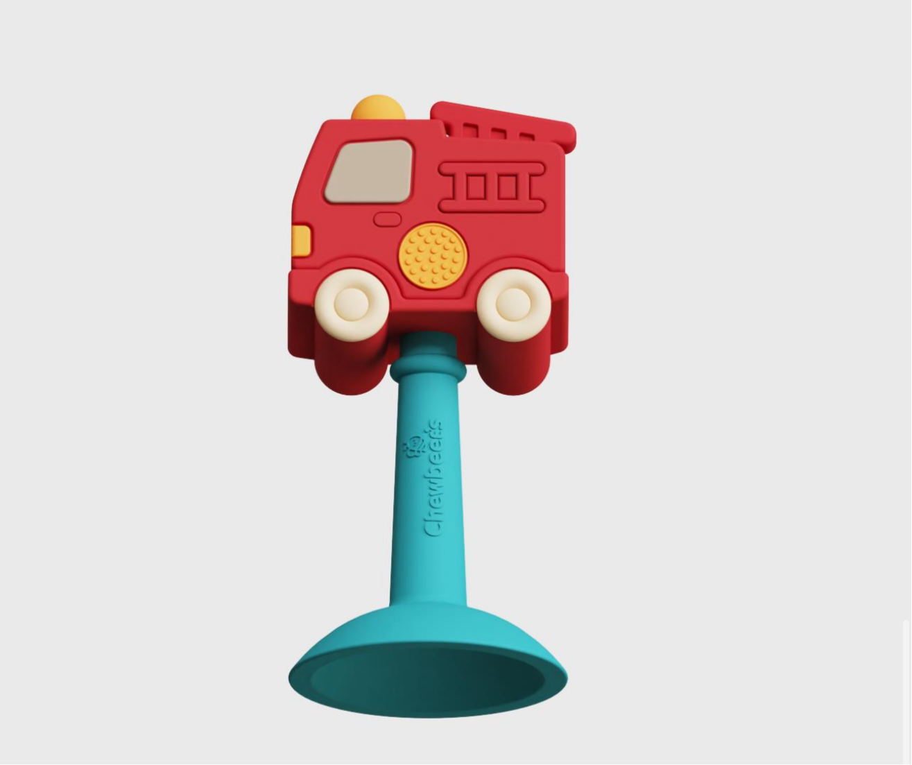 Chewbee’s Fire Engine Silicone Teether Rattle