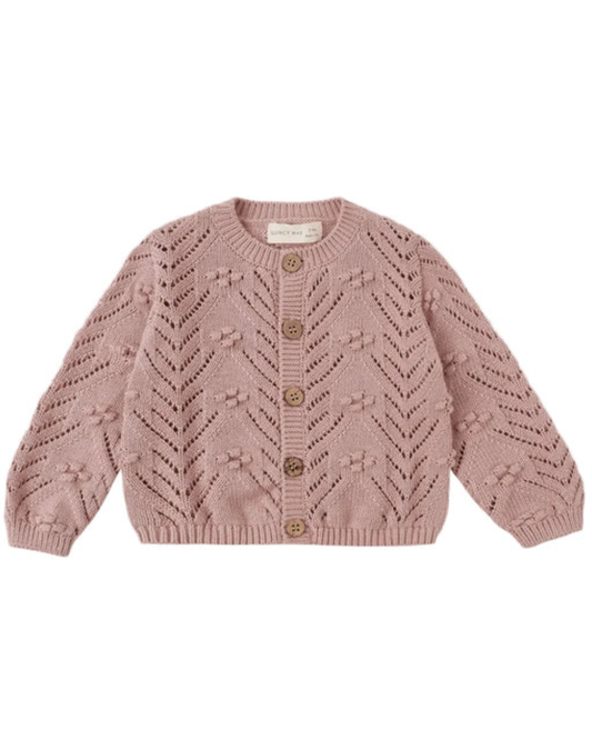 Knit Cardigan Mauve