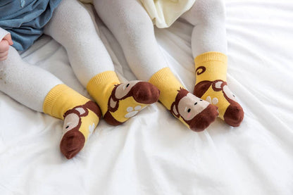 Monkey Zoo Baby Animal Socks