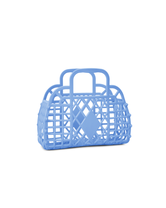 Cornflower Blue Retro Basket Jelly Bag - Mini