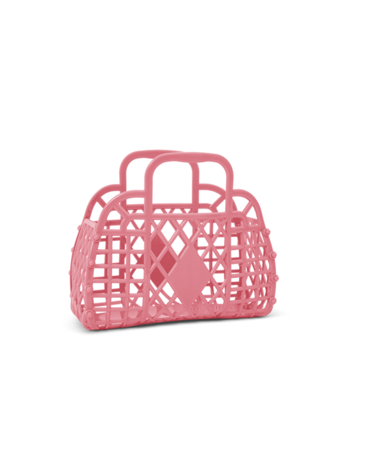 Blush Pink Retro Basket Jelly Bag - Mini