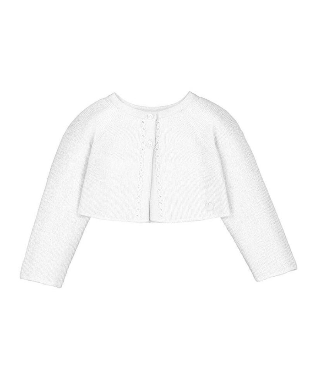 White Knit Cardigan
