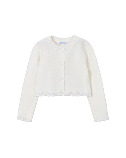 Knit Link Cardigan Natural