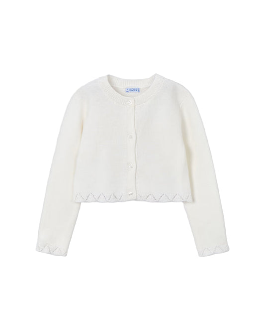 Knit Link Cardigan Natural