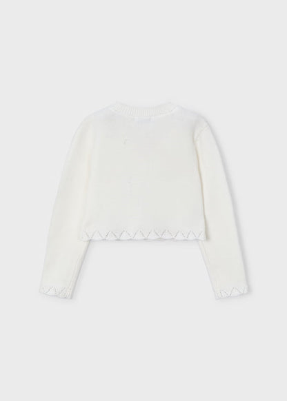Knit Link Cardigan Natural