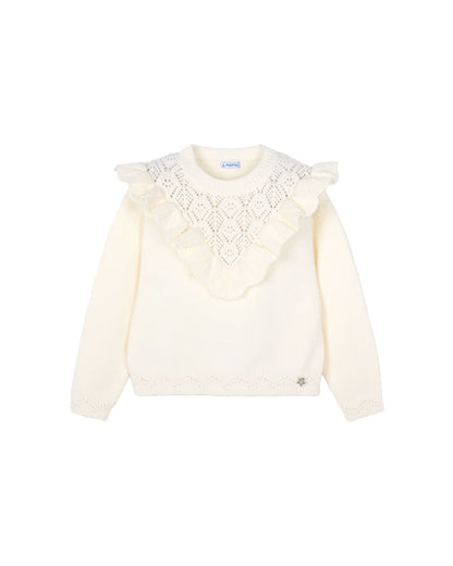 Open Knit Sweater Macchiato