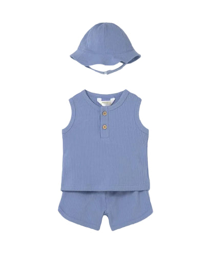 Shirt and Short Set with Hat