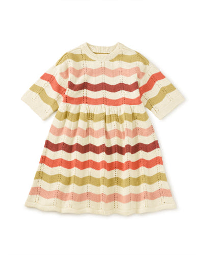 Pointelle Sweater Dress