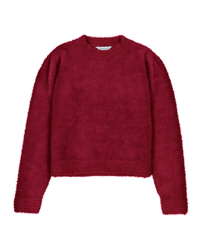 Short-Fur Sweater- Maroon