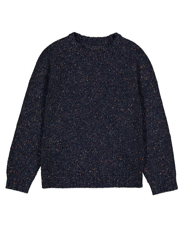 Speckled Sweater- Navy