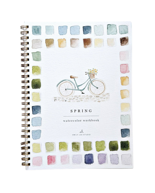 Spring Watercolor Workbook