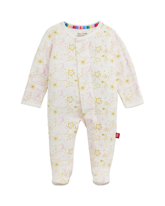 Star Sign Pink Footie