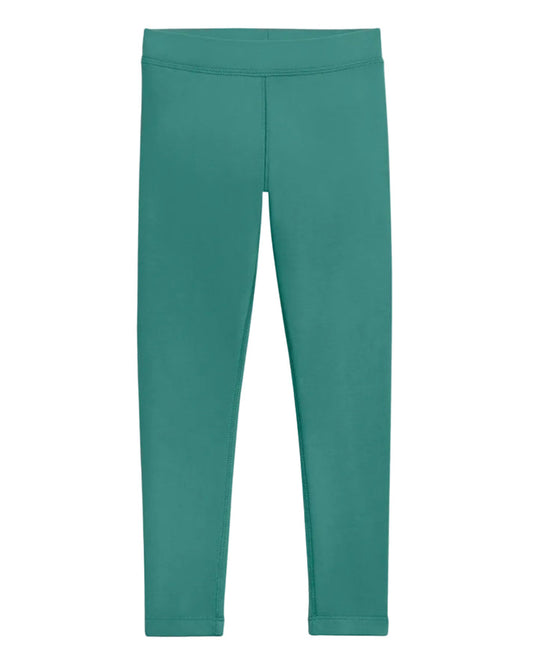 French Terry Leggings- Sunwashed Teal