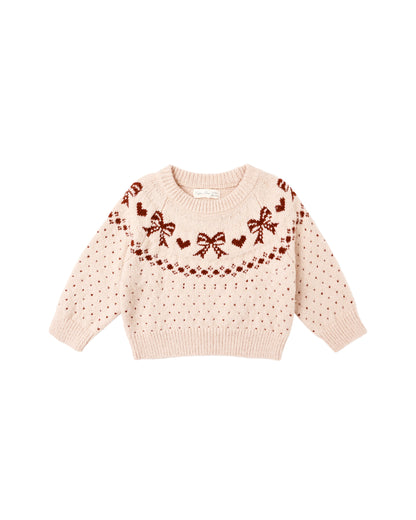 Bows Fair Isle Sweater