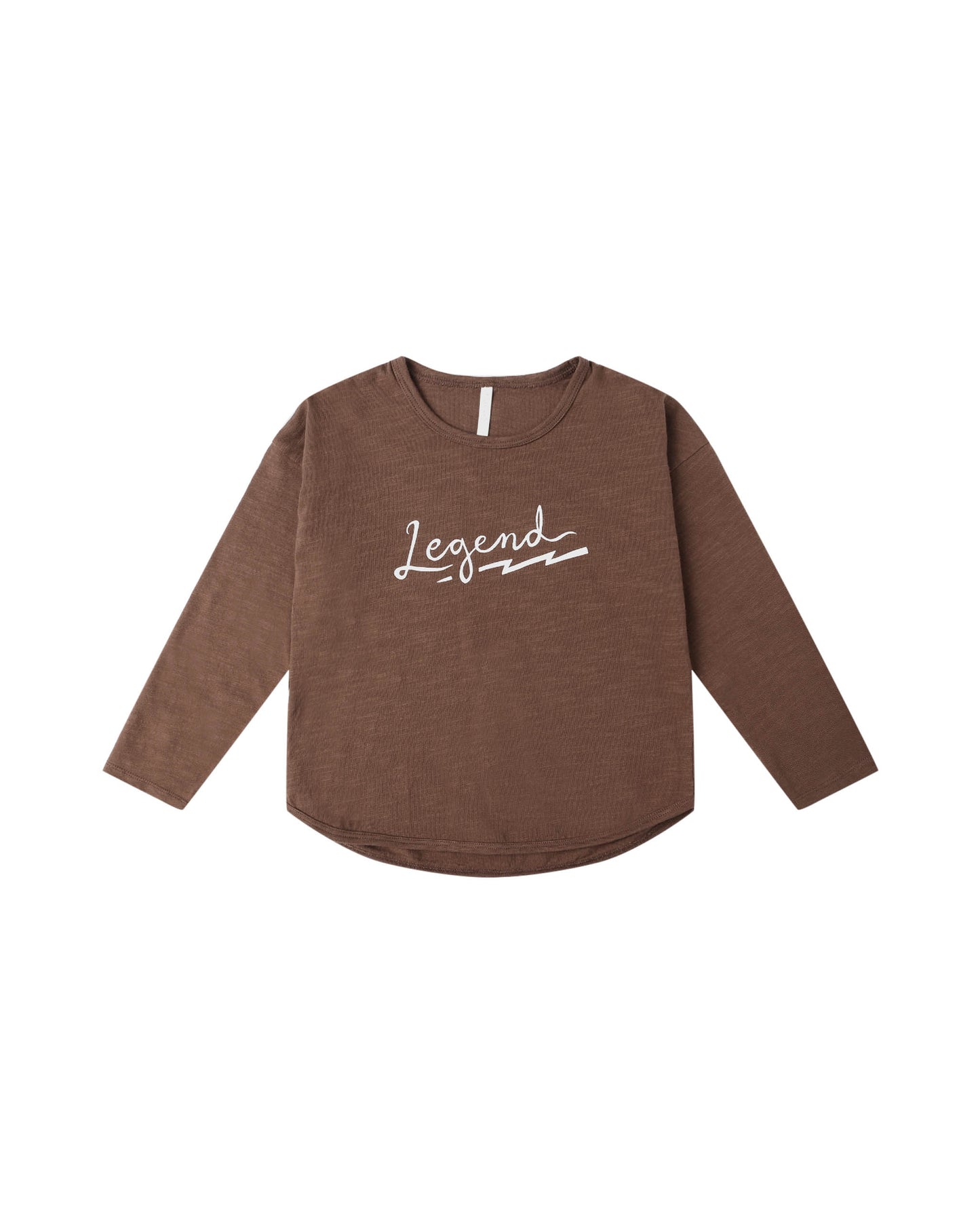 Legend Raw Edge Long Sleeve Tee
