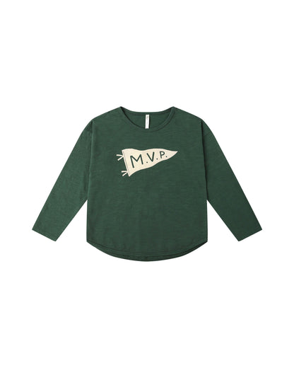 MVP Raw Edge Long Sleeve Tee