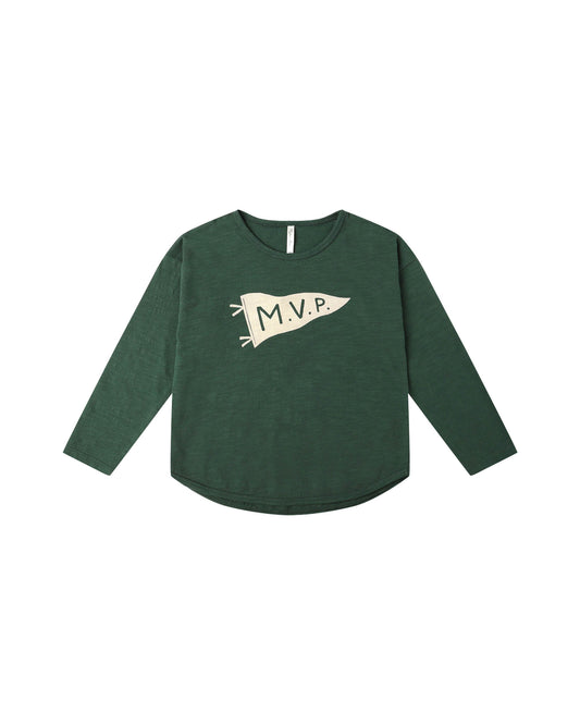 MVP Raw Edge Long Sleeve Tee