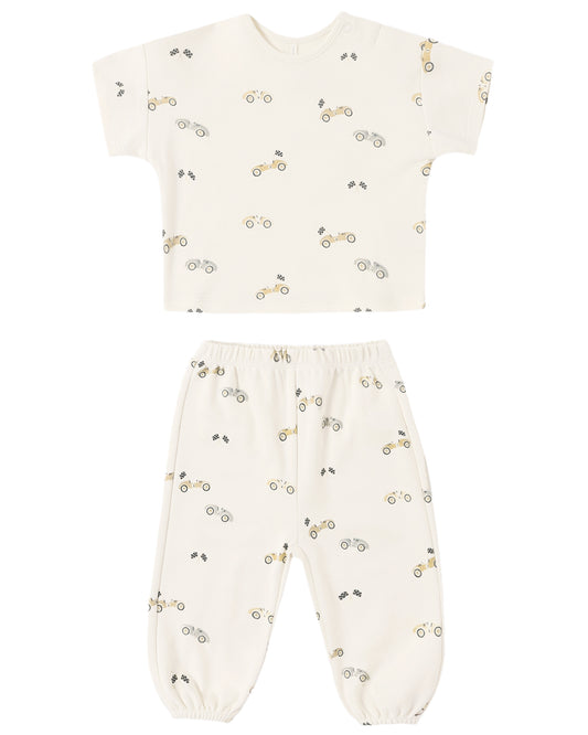 Race Car Jersey Tee + Pant Set
