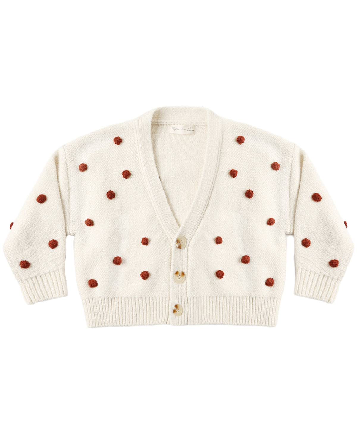 Ruby Bobble Boxy Crop Cardigan
