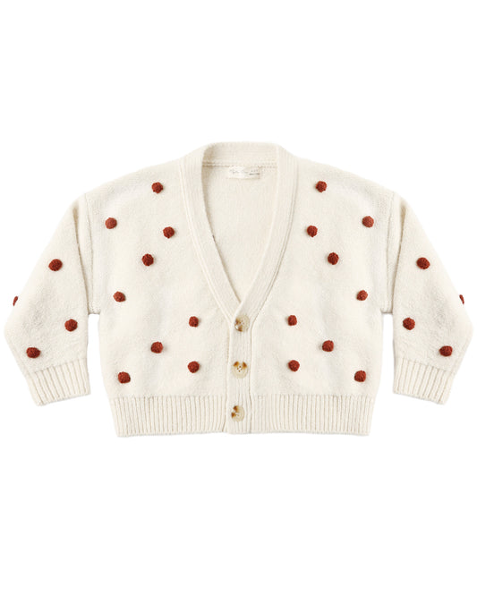 Ruby Bobble Boxy Crop Cardigan