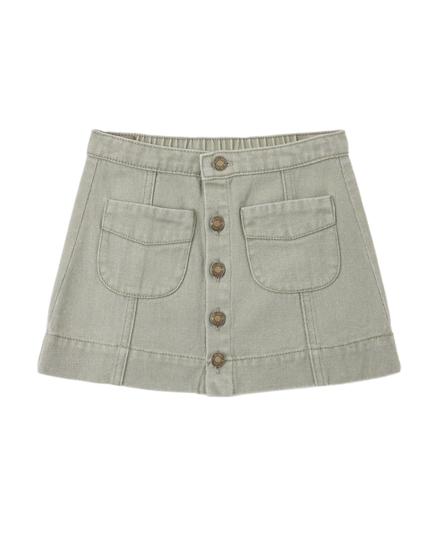Dark Sage Denver Mini Skirt