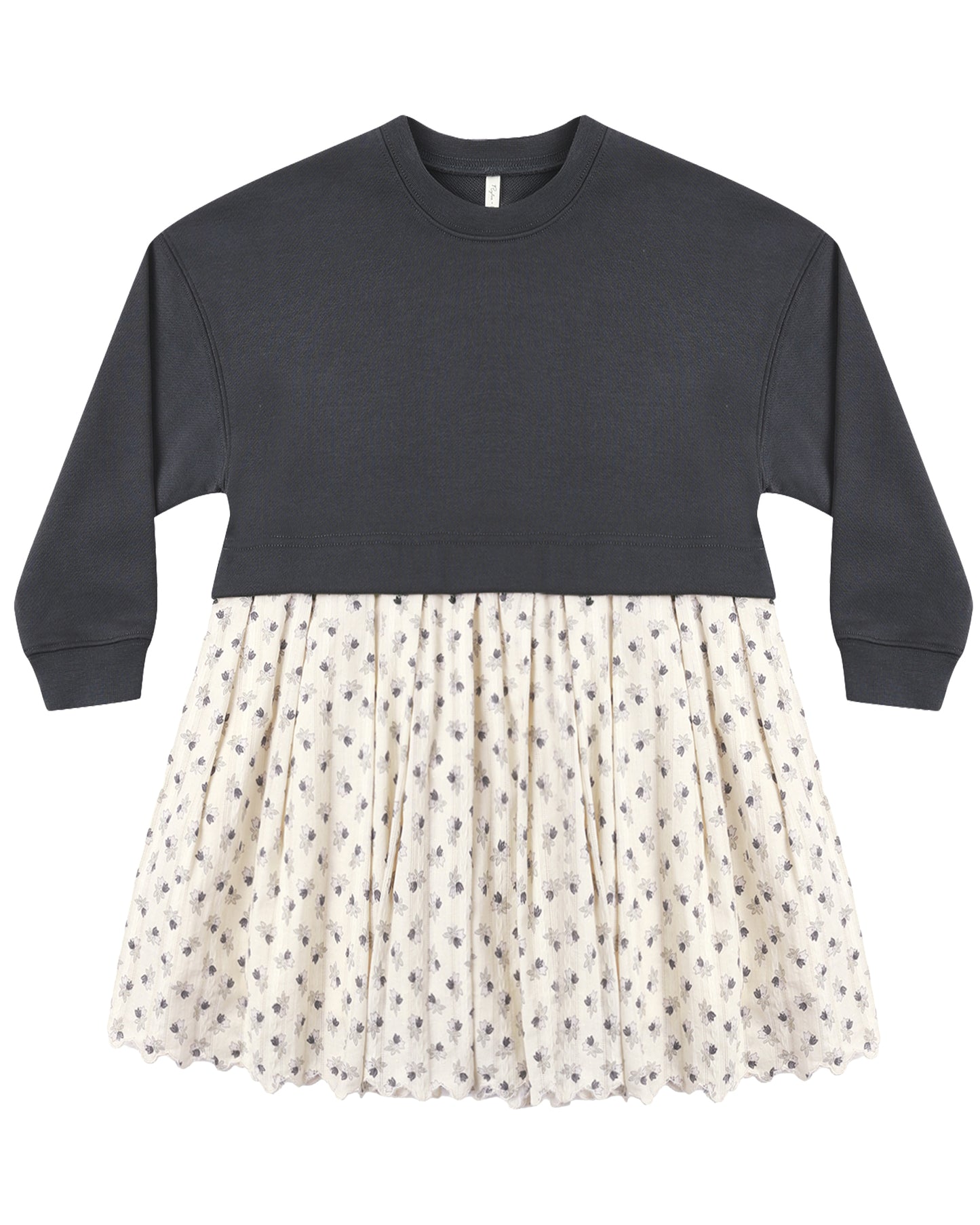 Midnight Vintage Fleur Sweatshirt Dress