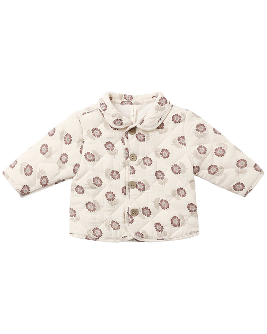 Fall Floral Quilted Jacket