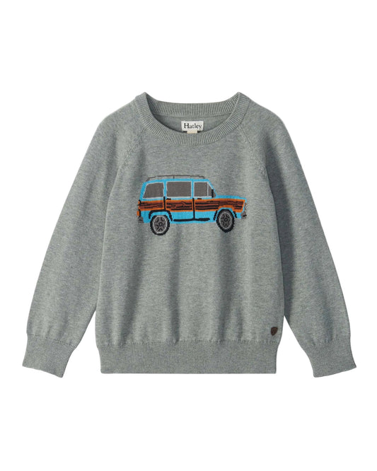 Vintage Truck Crew Neck Sweater