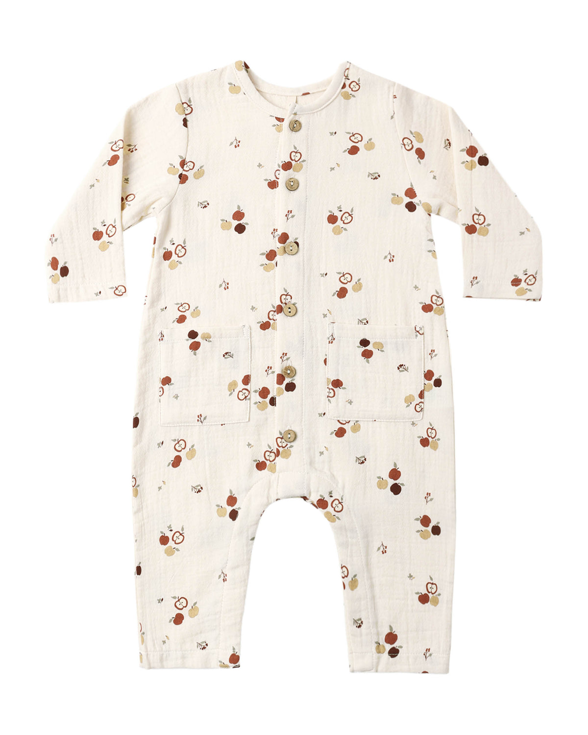 Apples Pocketed Woven Jumpsuit